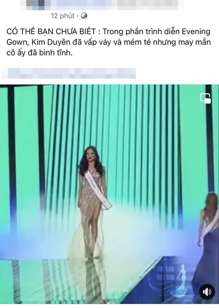Kim Duyên xém sấp mặt ở chung kết Miss Supranational 2022-2