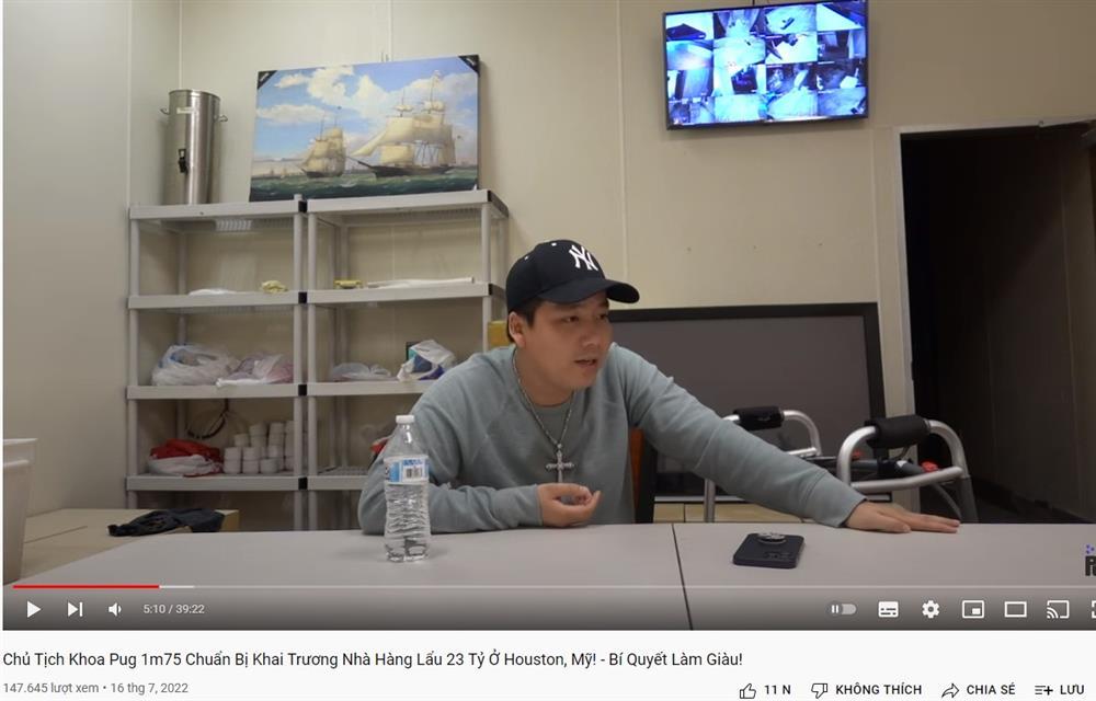 Mở lại nhà hàng 23 tỷ, Khoa Pug để lộ cách kiếm tiền như nước-2