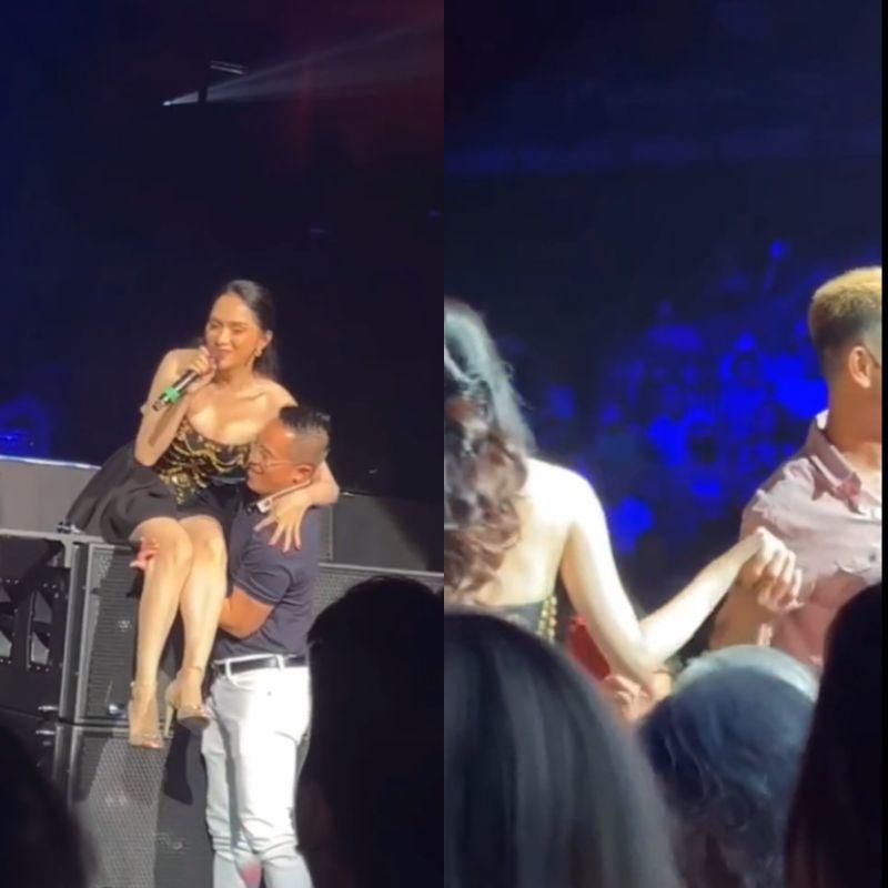 Hương Giang để khán giả nam bế, hôn giữa tin đồn toang Matt Liu-5