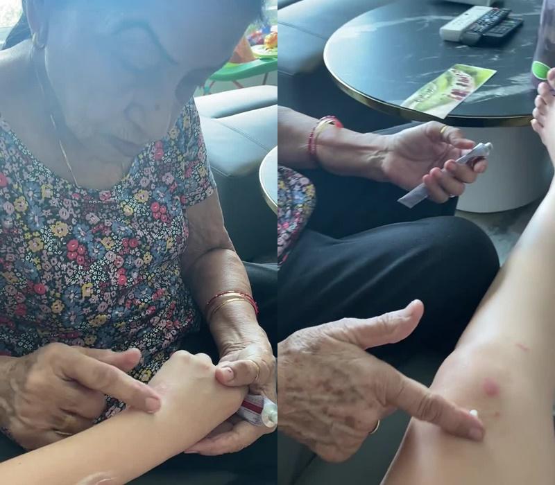 Mẹ chồng Ấn Độ chăm Võ Hạ Trâm, dân mạng: Khác gì mẹ ruột-1