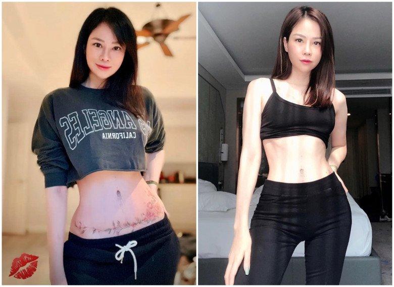 Con dâu tỷ phú Hoàng Kiều chăm hở, lộ hình xăm chỗ hiểm-7