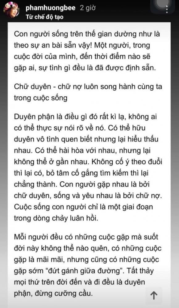 Phạm Hương đăng tải dòng trạng thái gây chú ý-4