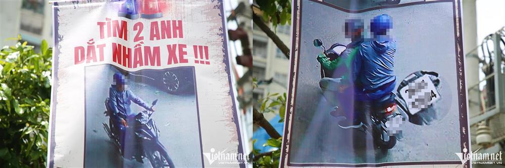 Truy tìm người treo biển tìm anh dắt nhầm xe khắp phố Hà Nội-1