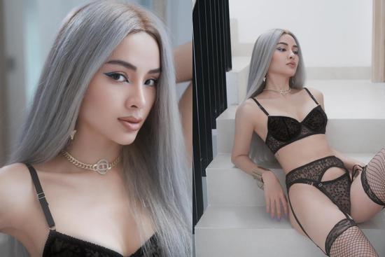 Phương Trinh Jolie gây sốc khi mặc nội y, trang điểm như yêu tinh