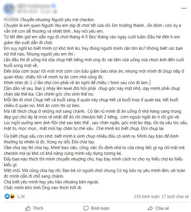 Bạn gái đam mê sống ảo, thanh niên đòi pass người yêu vì quá sợ-1