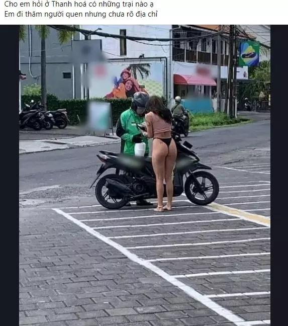 Hai cô gái gây sốt với thân hình béo ú, mặc đồ lót đứng đường-6