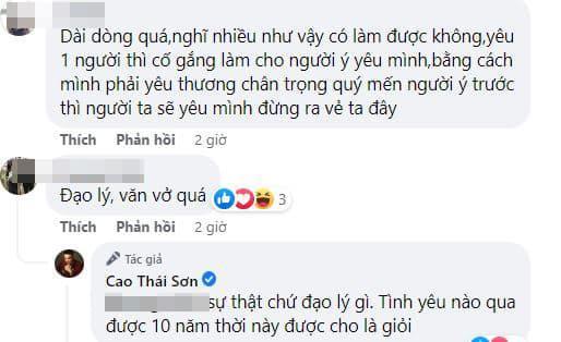 Cao Thái Sơn đăng đàn triết lý tình yêu, liền bị chê đạo lý, văn vở-6