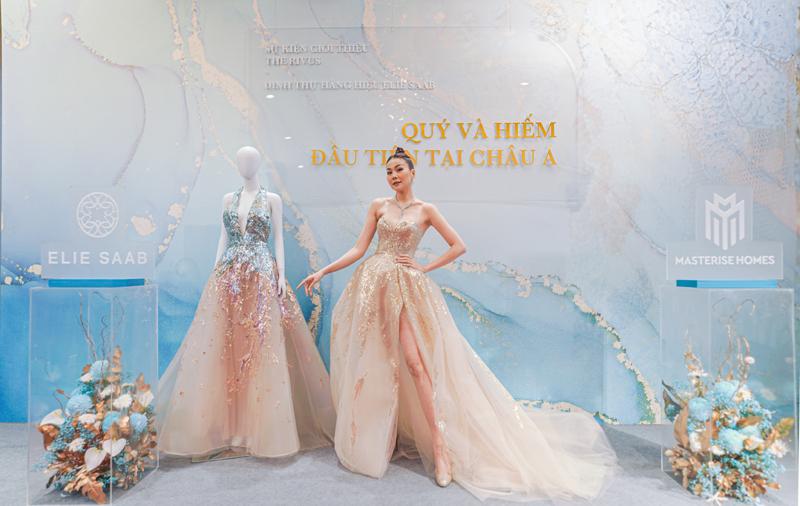 Thanh Hằng hội ngộ Hương Color trong sự kiện giới thiệu dinh thự Elie Saab-1