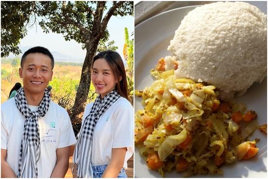 Những đặc sản Thùy Tiên lần đầu ăn thử ở châu Phi cùng Quang Linh