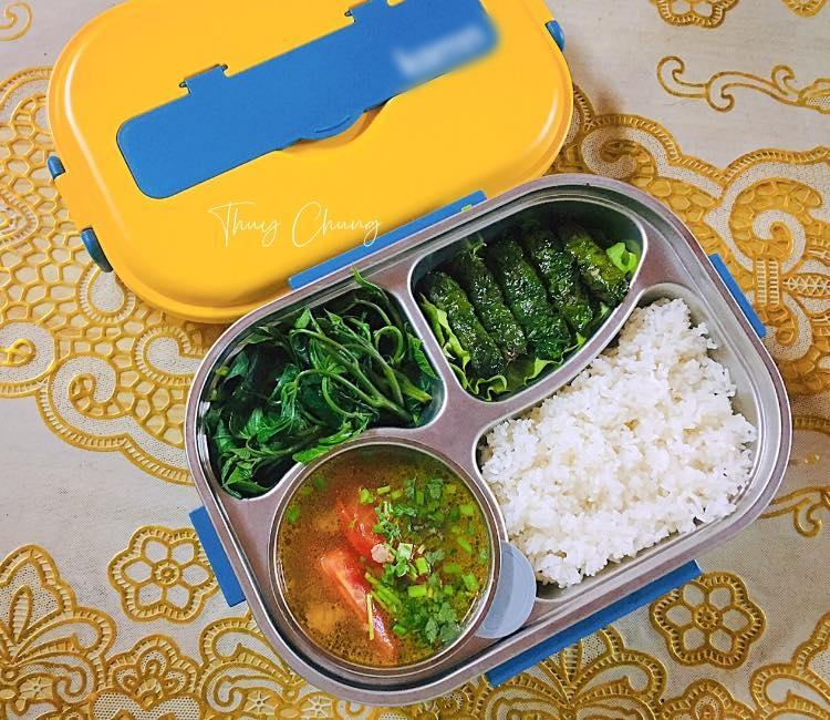 Loạt hộp cơm trưa màu sắc đẹp mắt, ngon miệng mà chỉ mất 40k-12