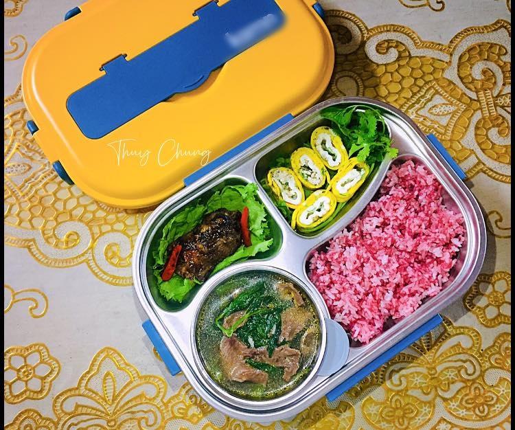 Loạt hộp cơm trưa màu sắc đẹp mắt, ngon miệng mà chỉ mất 40k-14