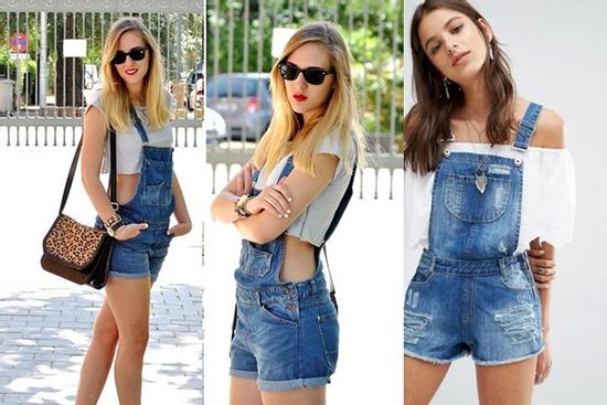 5 cách mix đồ với quần short yếm trendy giúp hack tuổi