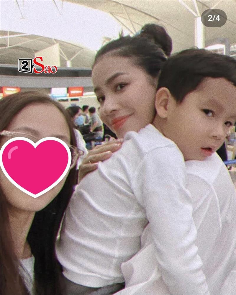 Phạm Hương lặng lẽ về Mỹ, Maximus ra dáng anh cả-3