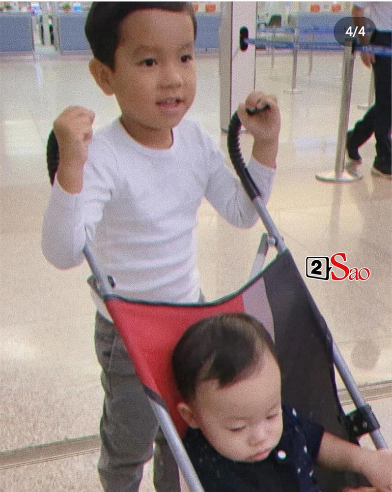 Phạm Hương lặng lẽ về Mỹ, Maximus ra dáng anh cả-4