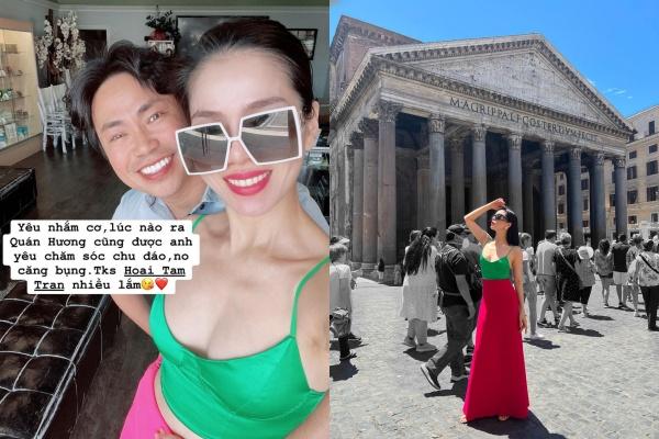 Lệ Quyên giàu sụ mà vẫn chăm mặc lại đồ cũ từ Âu sang Mỹ-1