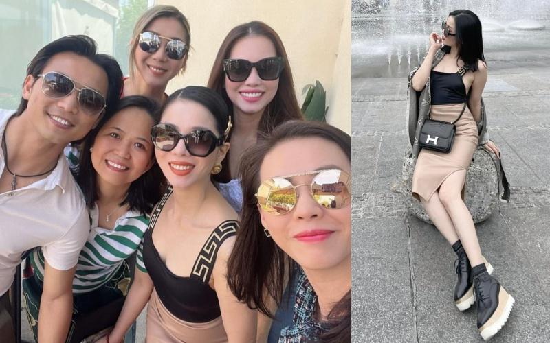 Lệ Quyên giàu sụ mà vẫn chăm mặc lại đồ cũ từ Âu sang Mỹ-2