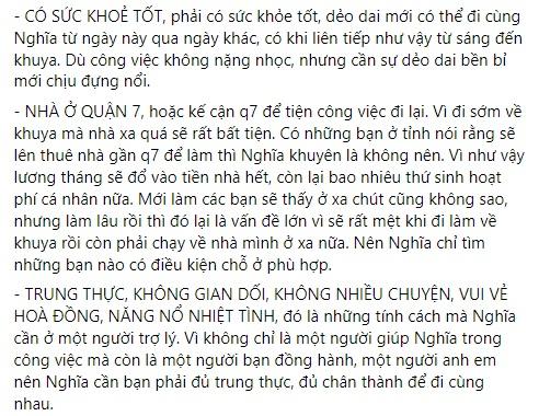 Đại Nghĩa đăng đàn tuyển trợ lý nhưng bị bình luận tục tĩu-3