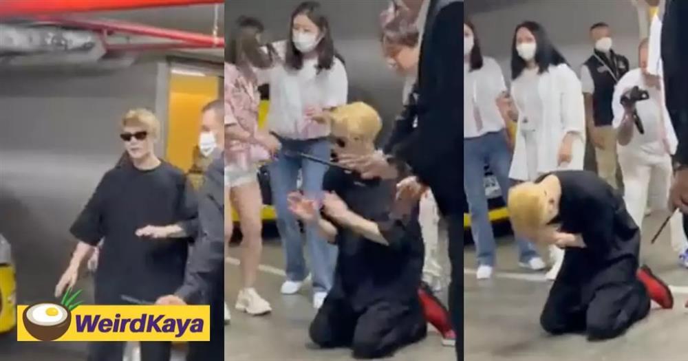 Jackson (GOT7) quỳ gối trước fan Thái gây tranh cãi-3