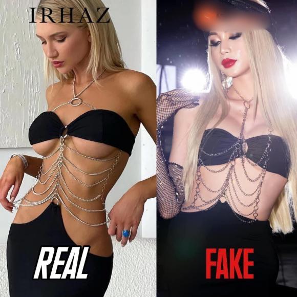 Á hậu ô dề trên thảm đỏ: Hóa ra mua đồ fake trên mạng?-7