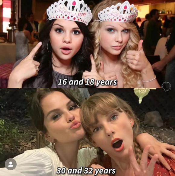 14 năm biến đổi nhan sắc của Selena Gomez và Taylor Swift-2