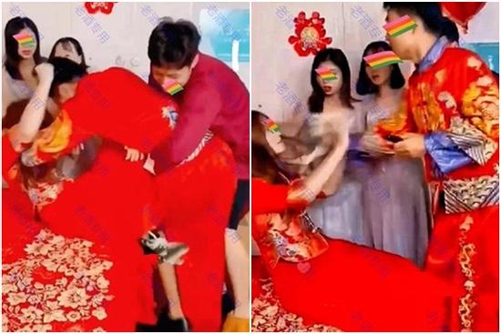 Đọc tin nhắn lạ, chú rể đánh cô dâu không thương tiếc