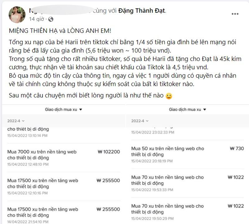 Quản lý tung sao kê, minh oan Đạt Villa vụ fan nữ 2k4 trộm 400 triệu-1