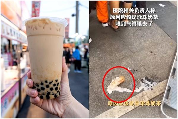 Uống gần hết cốc trà sữa, cô gái nhặt được con thạch sùng ăn kèm-4