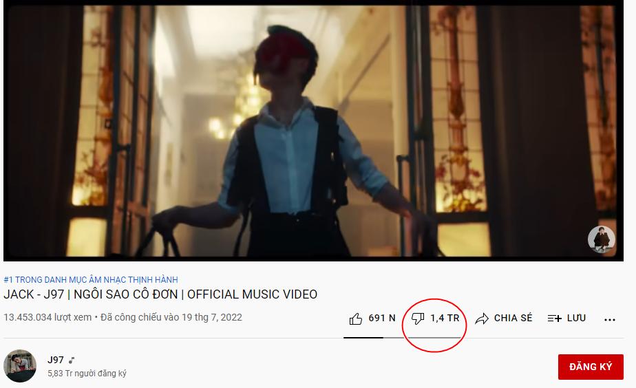 Loạt sao Việt bị nút dislike khủng bố: Jack và K-ICM dẫn đầu-2