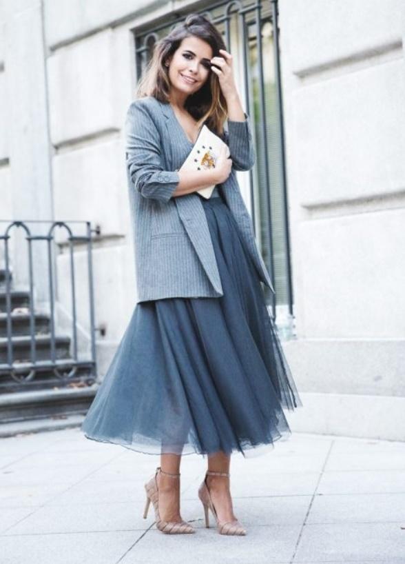 Công thức mix đồ với chân váy lưới ngọt ngào ngày hè-4