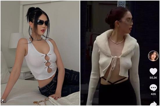 'Bộ loa' xuống cấp, Ngọc Trinh phải chọn góc nhìn mới đỡ xập xệ