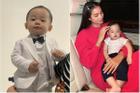 Con trai út Phạm Hương vừa tròn 1 tuổi đã ra dáng soái ca nhí