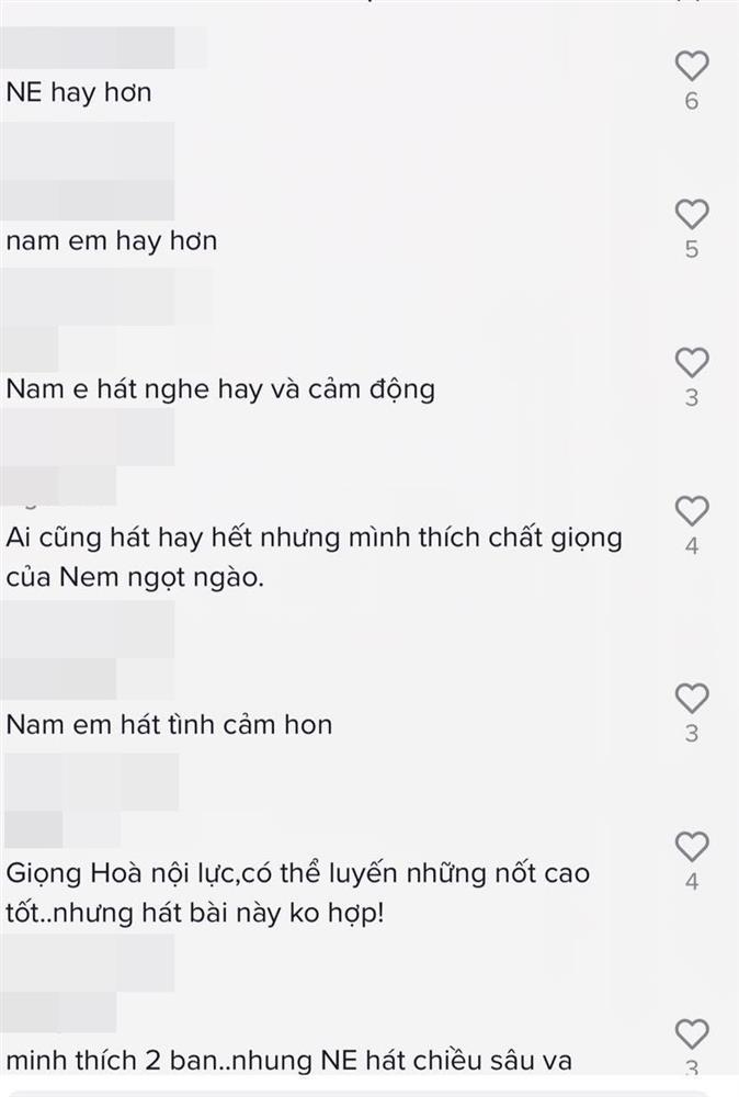 Cùng độ chung bài, dân mạng tranh cãi giọng hát Hòa Minzy và Nam Em-5