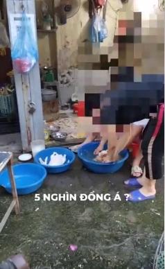 Đu trend cầm 5k mua thịt gà, thanh niên suýt bị chủ quán cho ăn dao-1