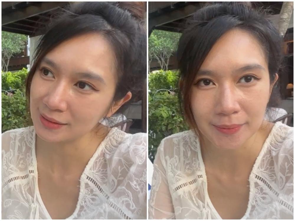 Vợ Lý Hải bị soi ảnh cam thường sau khi livestream lộ da sần sùi-6