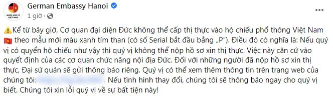 Đức dừng cấp thực thi cho hộ chiếu mới của người Việt Nam-1