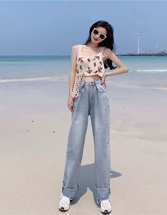 Cách diện đồ với áo 2 dây croptop đẹp hút hồn-1