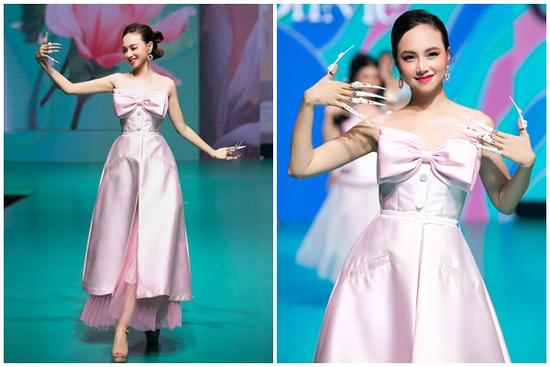 Bao năm vắng bóng, ‘mẹ bỉm’ Đinh Ngọc Diệp tái xuất catwalk