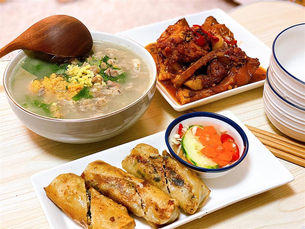 Rớt nước miếng mâm cơm 2 người tươm tất của du học sinh Hàn-5