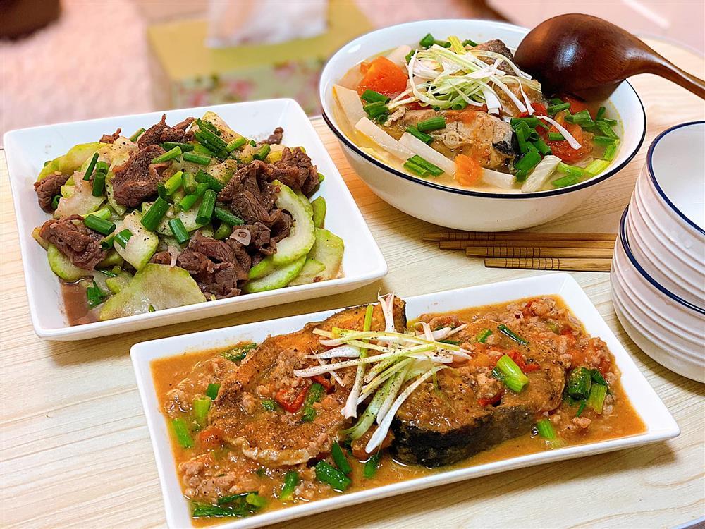 Rớt nước miếng mâm cơm 2 người tươm tất của du học sinh Hàn-9