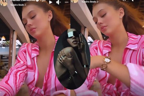 Bầu bí vợ Tây Bùi Tiến Dũng bung cúc, thả rông khoe ngực gợi cảm