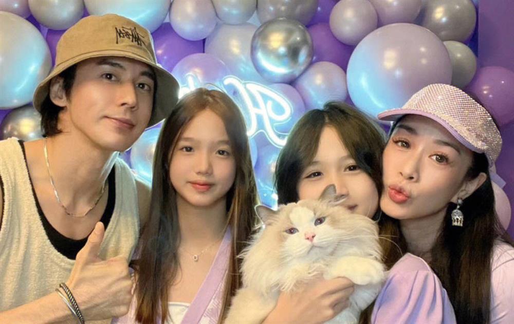 Nhan sắc 3 con gái của mỹ nhân gốc Việt Chung Lệ Đề-2