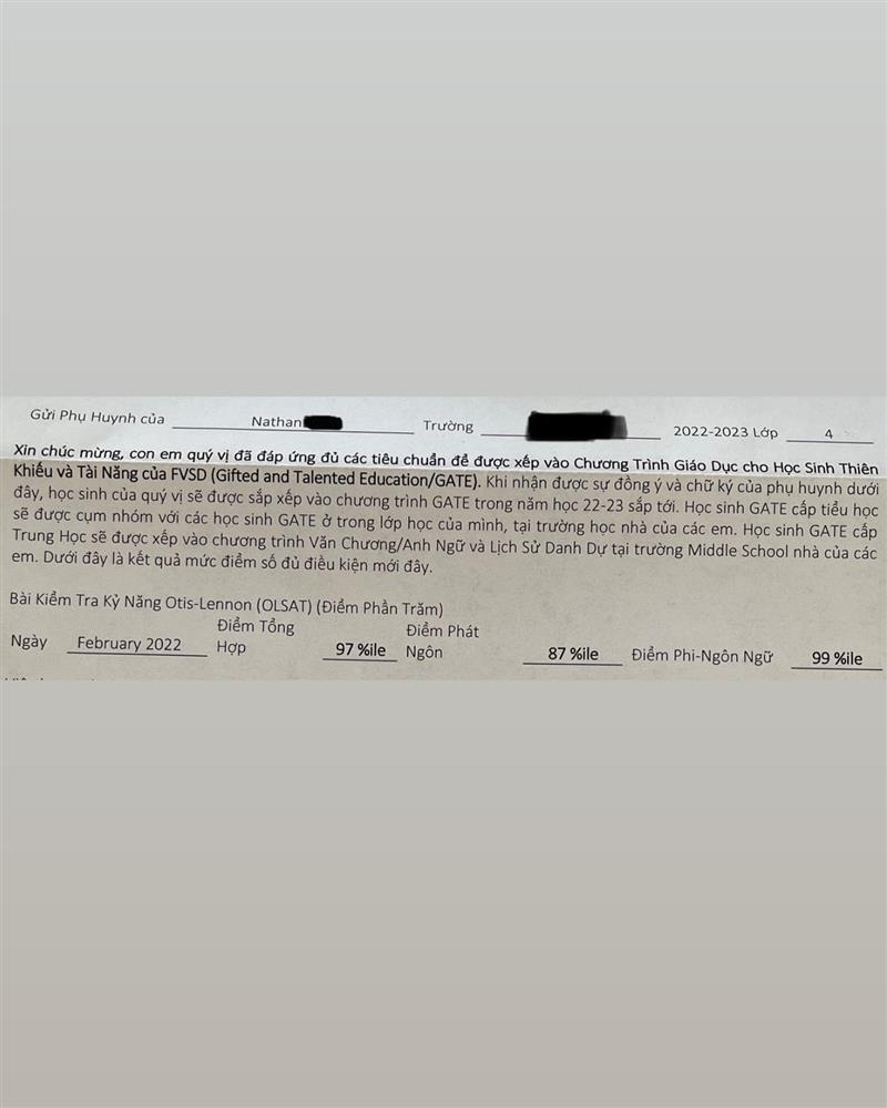 Tin showbiz Việt ngày 29/7: Wendy khoe thành tích con trai với mẹ quá cố-2