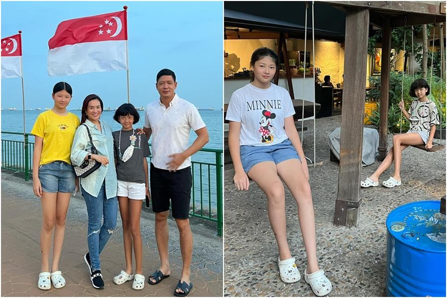 Con Bình Minh và con Trương Ngọc Ánh: chân đều dài, style khác biệt-11