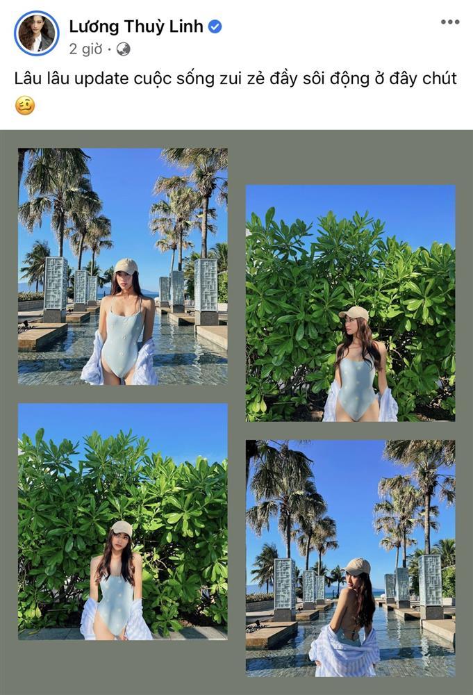 Lương Thùy Linh bị chê vì bikini nhăn nhúm phản cảm-1