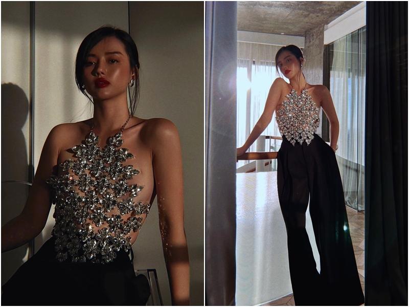 Ngọc Trinh chặt đẹp Thảo Nhi Lê với áo mặc như không-5