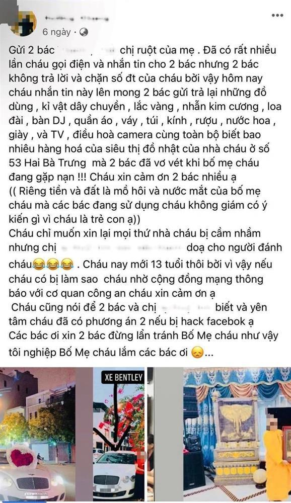 Bị bác ruột chiếm tài sản, con trai 13 tuổi của Đường Nhuệ kêu cứu?-1