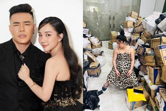 Sắp sinh, bà xã Lê Dương Bảo Lâm suy sụp vì bị 'bom hàng'