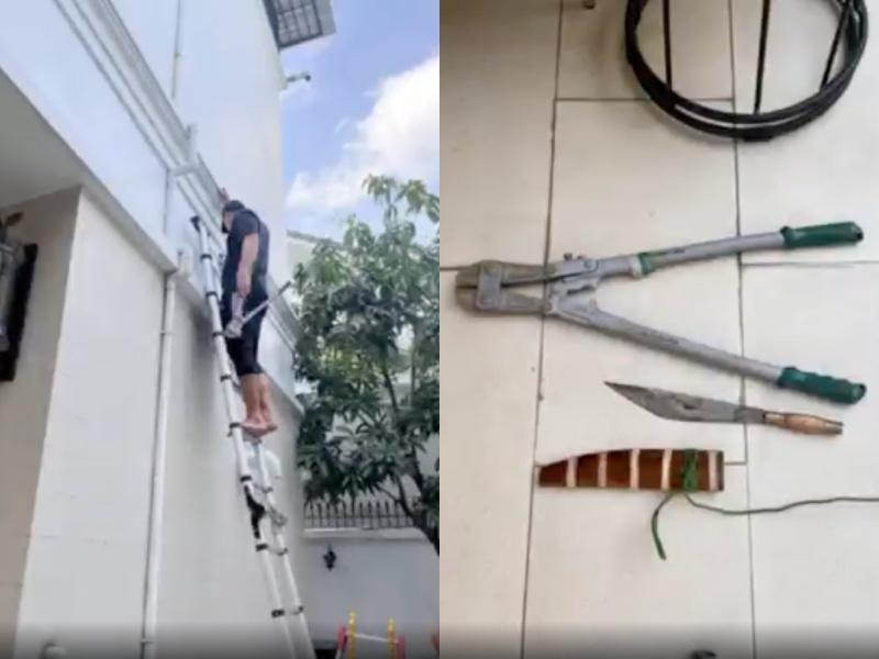 Biệt thự trăm tỷ của Đoàn Di Băng bị trộm đột nhập như phim-4