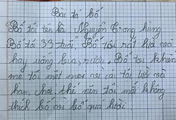 Bài văn dài đúng 4 câu khiến bố cạn lời, mẹ mát lòng mát dạ-3