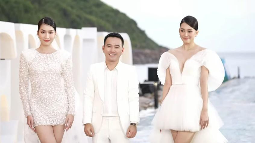 Á hậu Phương Anh gặp sự cố khi catwalk ở Miss World Vietnam-1